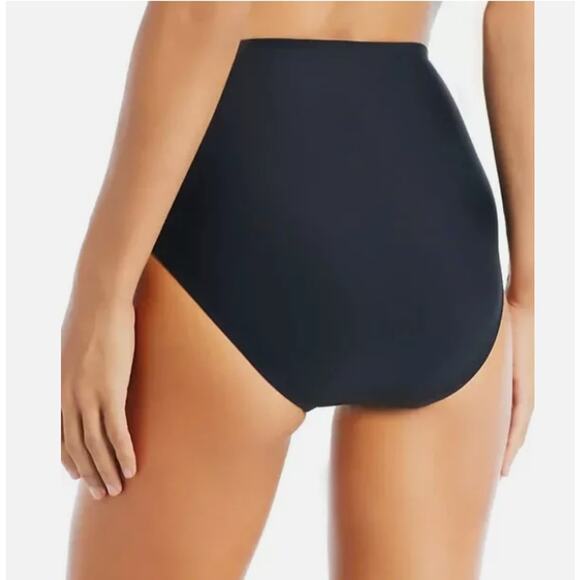 NEW Swim Solutions flyaway tankini swimsuit 10 Black High Waist Bottoms beyond - Picture 4 of 15